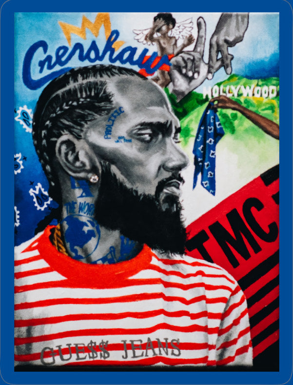 NIPSEY HUSSLE CHRISTIAN MUKELE STICKER