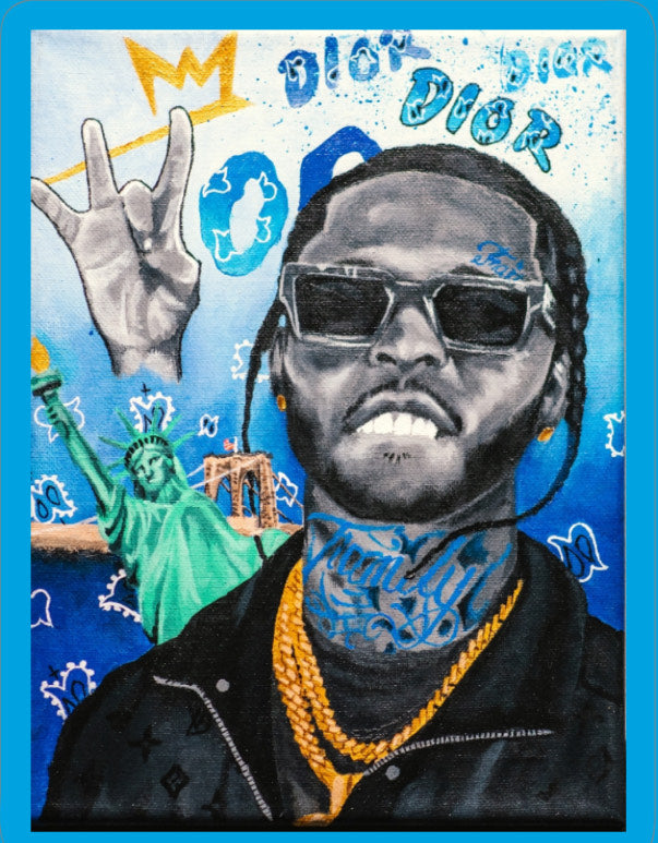 POP SMOKE CHRISTIAN MUKELE STICKER