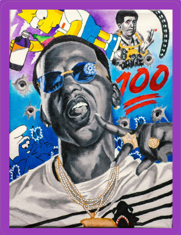 YOUNG DOLPH CHRISTIAN MUKELE STICKER