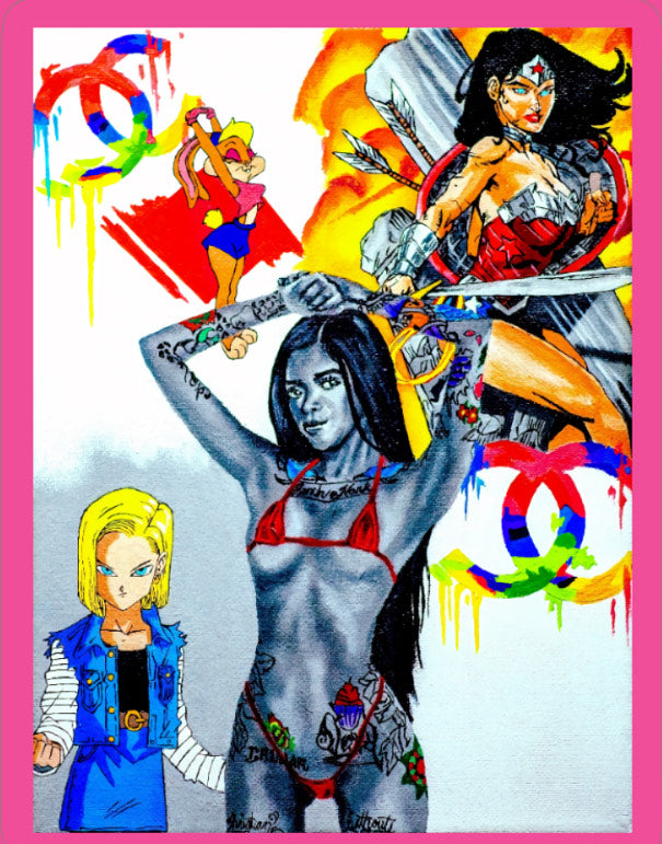 GIRL POWER CHRISTIAN MUKELE STICKER