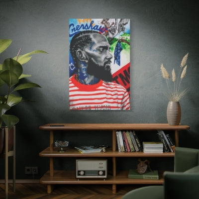 NIPSEY HUSSLE CHRISTIAN MUKELE CANVAS