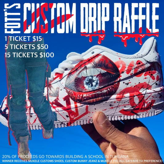 CUSTOM SNEAKER RAFFLE TIX